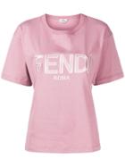 Fendi Embroidered Logo Jumper - Pink