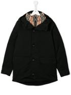 Burberry Kids Teen Layered Coat - Black