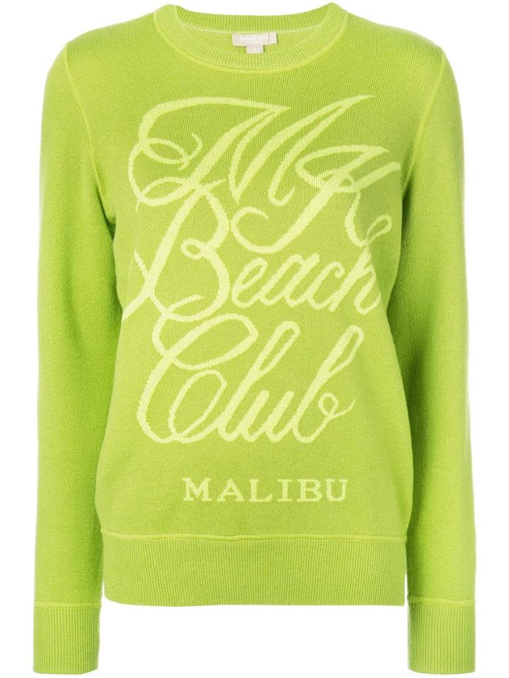 Michael Kors Collection Long Sleeved Sweater - Green