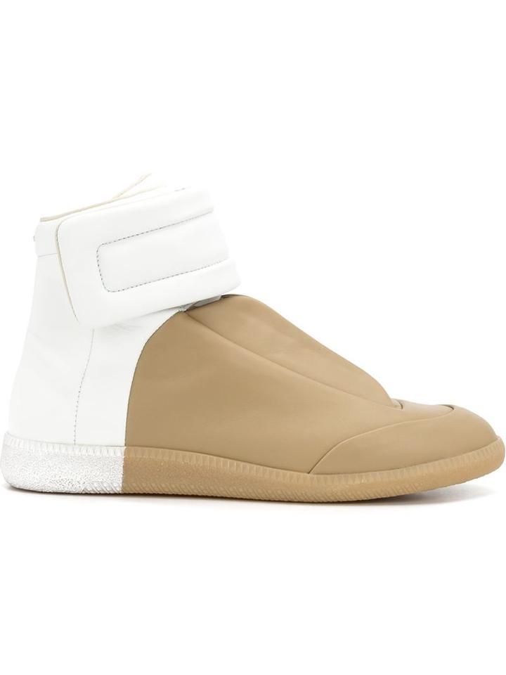 Maison Margiela Future Hi-top Sneakers, Women's, Size: 38, Nude/neutrals, Calf Leather/leather/rubber
