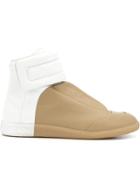 Maison Margiela Future Hi-top Sneakers, Women's, Size: 38, Nude/neutrals, Calf Leather/leather/rubber