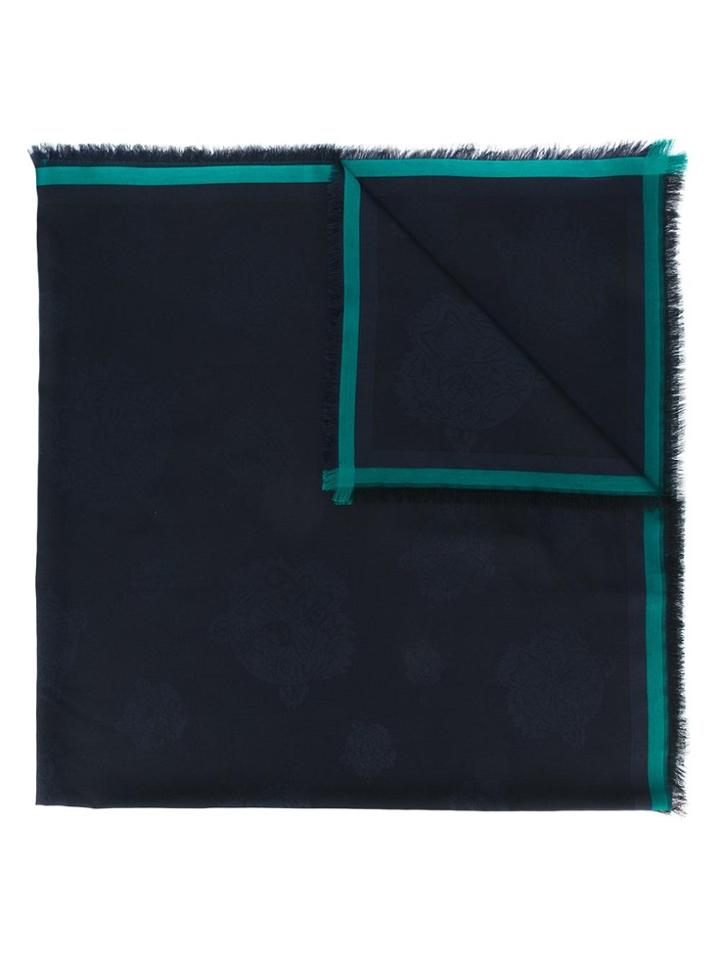 Kenzo Multi Tiger Scarf - Blue