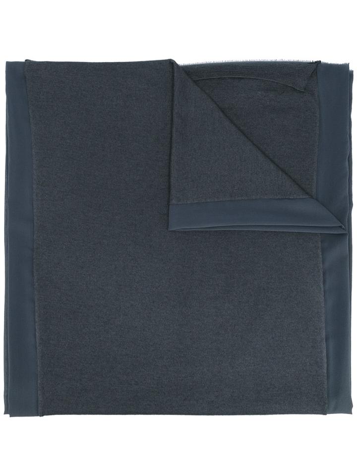 Kristensen Du Nord - Classic Scarf - Women - Silk/cashmere - One Size, Women's, Grey, Silk/cashmere