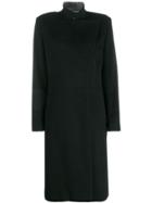 Gucci Vintage 2005's Double Breasted Midi Coat - Black