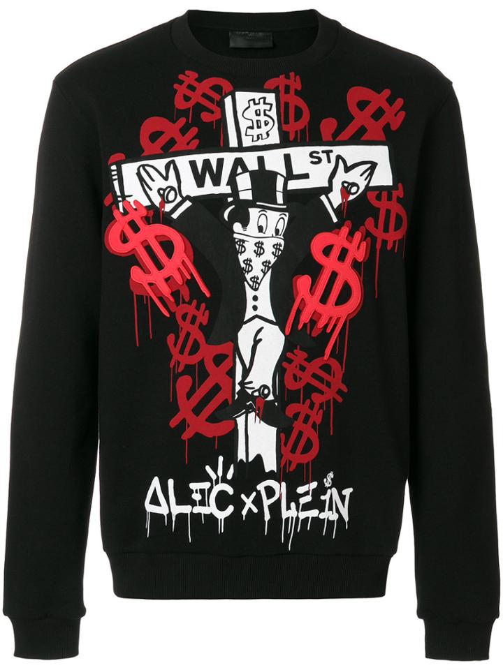 Philipp Plein Printed Sweatshirt - Black
