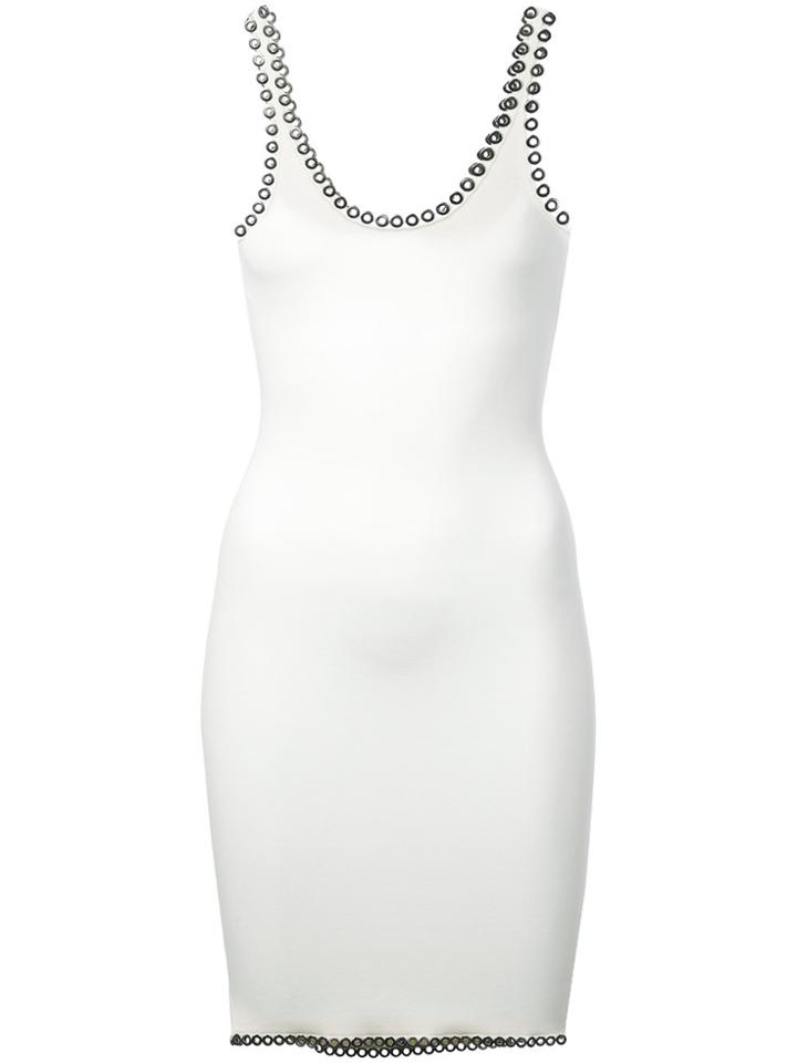 Alexander Wang Studded Tank Dress - White