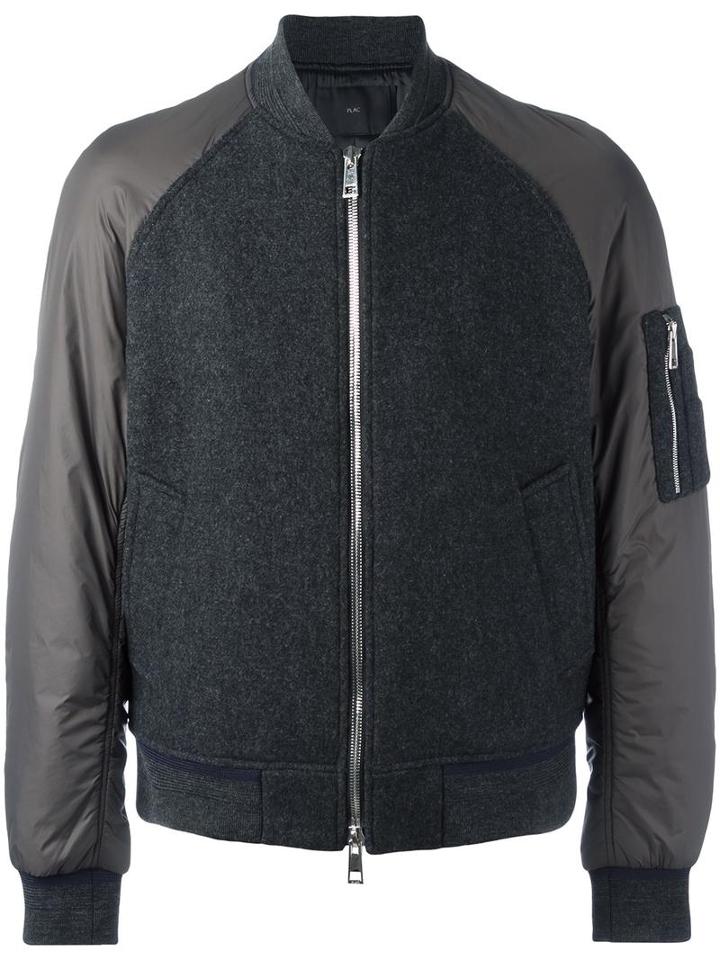 Plac 'souvenir Mixed' Jacket, Men's, Size: Medium, Grey, Acrylic/nylon/polyester/wool