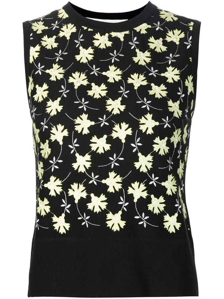 Carolina Herrera Tussilago Sleeveless Sweater
