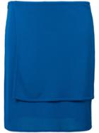 Versace Vintage Double-layer Skirt - Blue