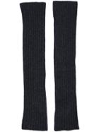 Le Kasha Cashmere 'aspen' Fingerless Gloves, Women's, Grey, Cashmere