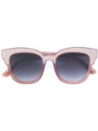 Jimmy Choo Eyewear - Mayela Sunglasses - Women - Acetate/centaurea Cyanus Distillate - 50, Brown, Acetate/centaurea Cyanus Distillate