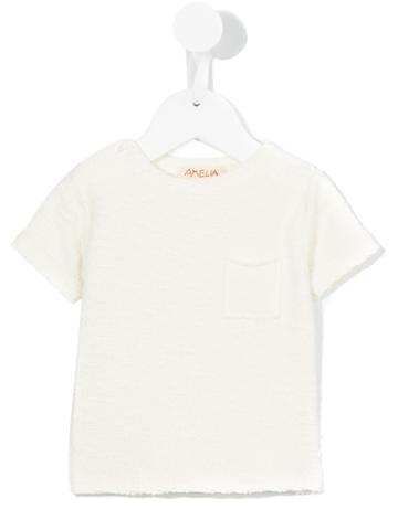 Amelia Milano Chest Pocket T-shirt, Boy's, Size: 18-24 Mth, White