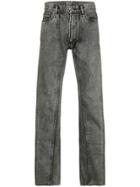 Y / Project Double Straight Leg Jeans - Grey