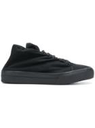 Jil Sander Mid Top Sneakers - Black