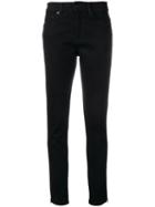 Mcq Alexander Mcqueen Skinny Zip-detail Jeans - Black