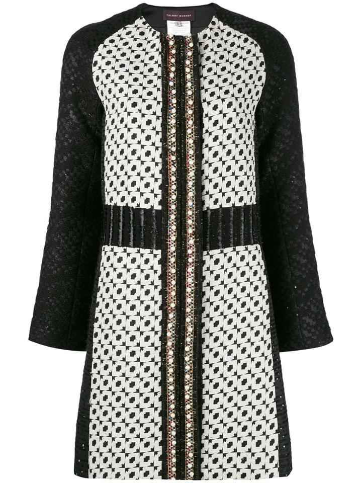 Talbot Runhof Muba Coat - Black