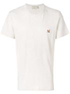 Maison Kitsuné Logo Patch T-shirt - Nude & Neutrals