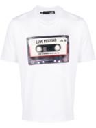 Love Moschino Mixtape Print T-shirt - White