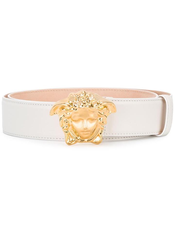Versace Palazzo Medusa Belt - White