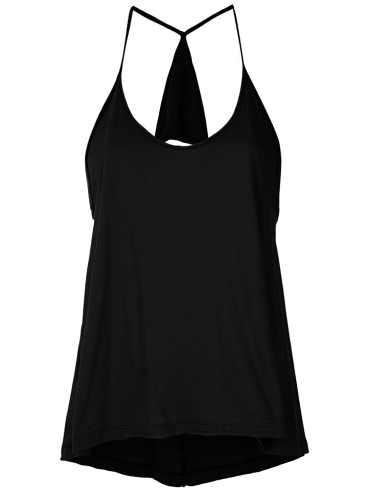 Andrea Bogosian Halter Neck Tank Top - Black