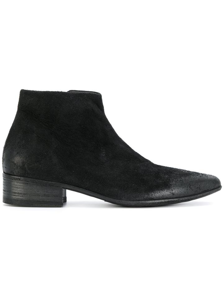 Marsèll Pointed Toe Ankle Boots - Black