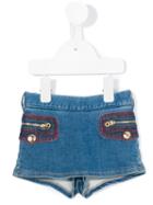 Little Marc Jacobs - Denim Skort - Kids - Cotton/polyester/spandex/elastane - 12 Mth, Toddler Girl's, Blue