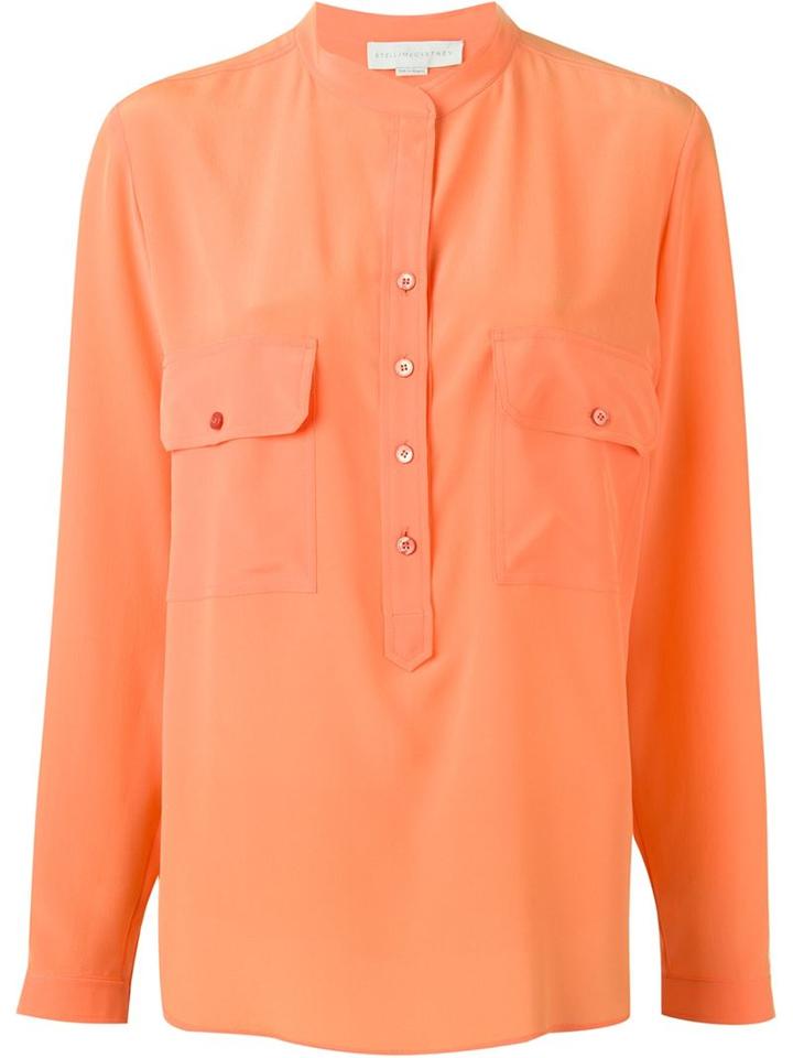 Stella Mccartney Estelle Shirt, Women's, Size: 44, Yellow/orange, Silk