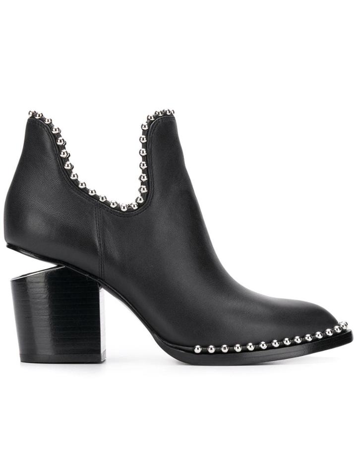 Alexander Wang Gabi Cut-out Ankle Boots - Black