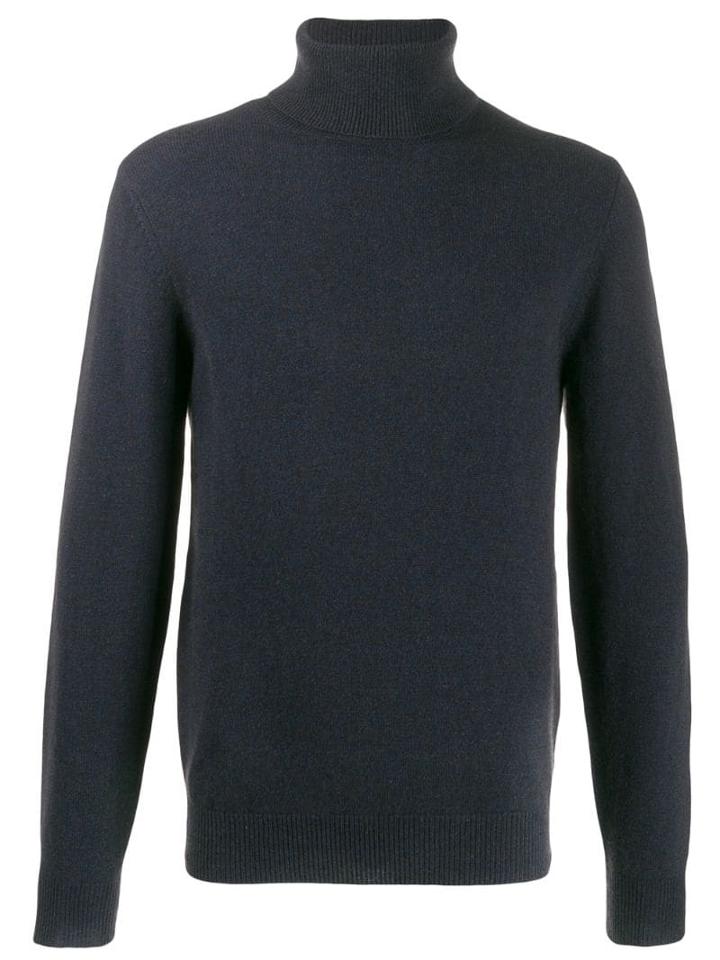 Aspesi Turtle Neck Sweater - Blue