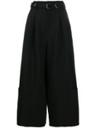 Diesel Black Gold High-waist Belted Side Trousers