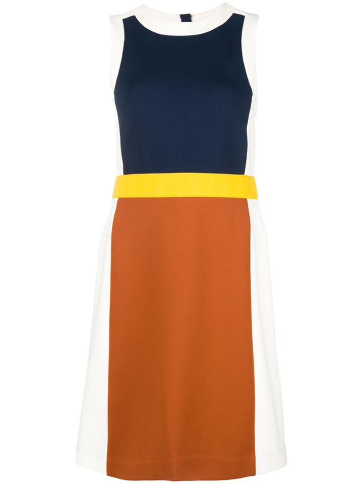 Tory Burch Colourblock Shift Dress - Blue