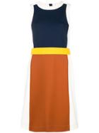Tory Burch Colourblock Shift Dress - Blue