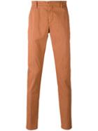 Dondup - Slim-fit Trousers - Men - Cotton/polyester/spandex/elastane - 30, Yellow/orange, Cotton/polyester/spandex/elastane
