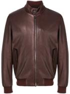 Z Zegna Zip-up Bomber Jacket - Brown