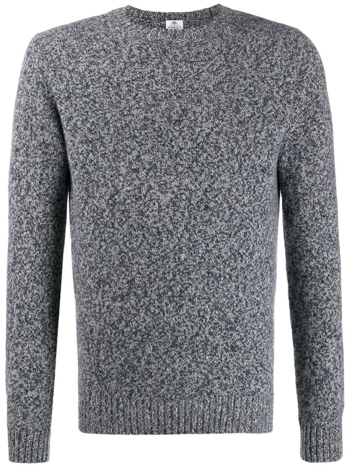 Borrelli Crew Neck Relaxed-fit Jumper - Grey