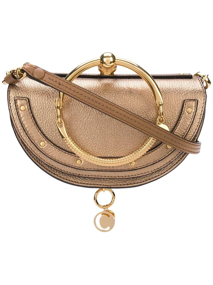 Chloé Nile Minaudière Clutch - Gold