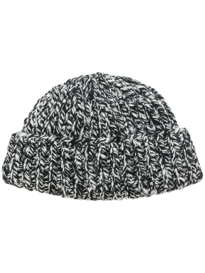 Junya Watanabe Man Mottled Beanie - Black