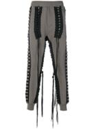 Ktz Lace-up Track Pants - Green