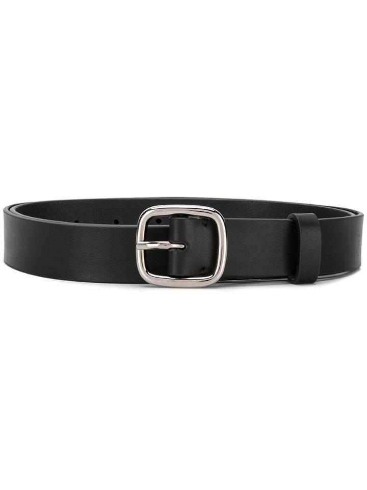 Comme Des Garçons Shirt Diagonal Cut Belt - Black