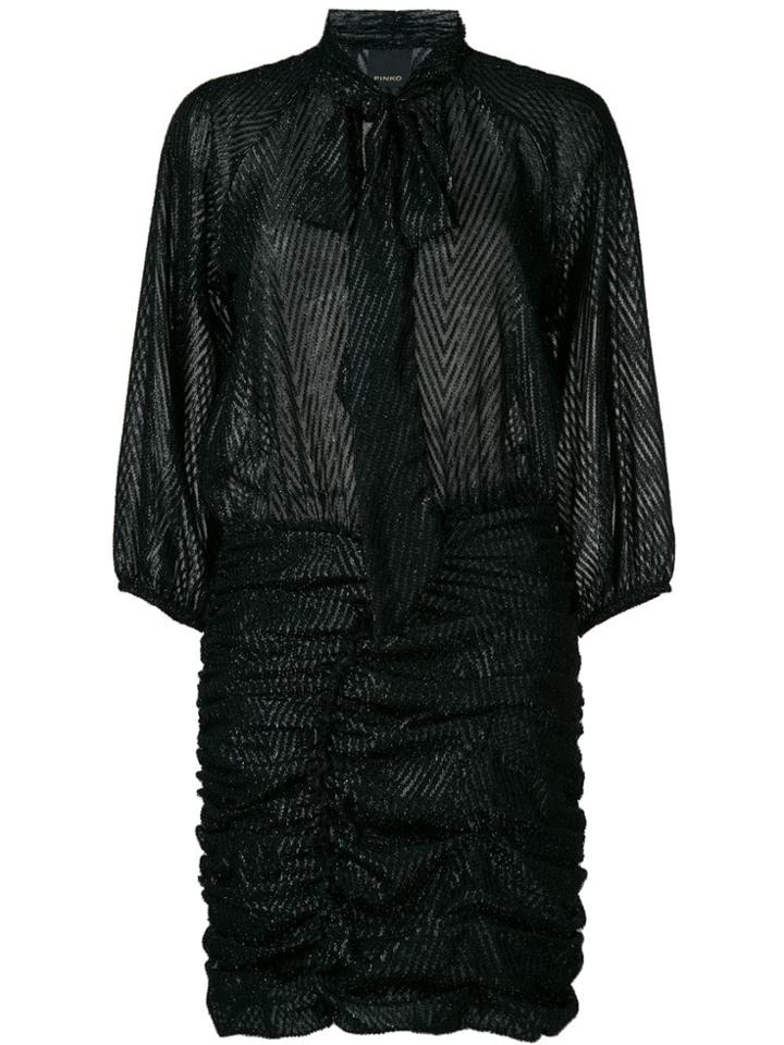 Pinko Fiore Dress - Black