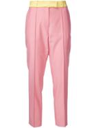 Racil 'palm Beach' Cropped Trousers - Pink