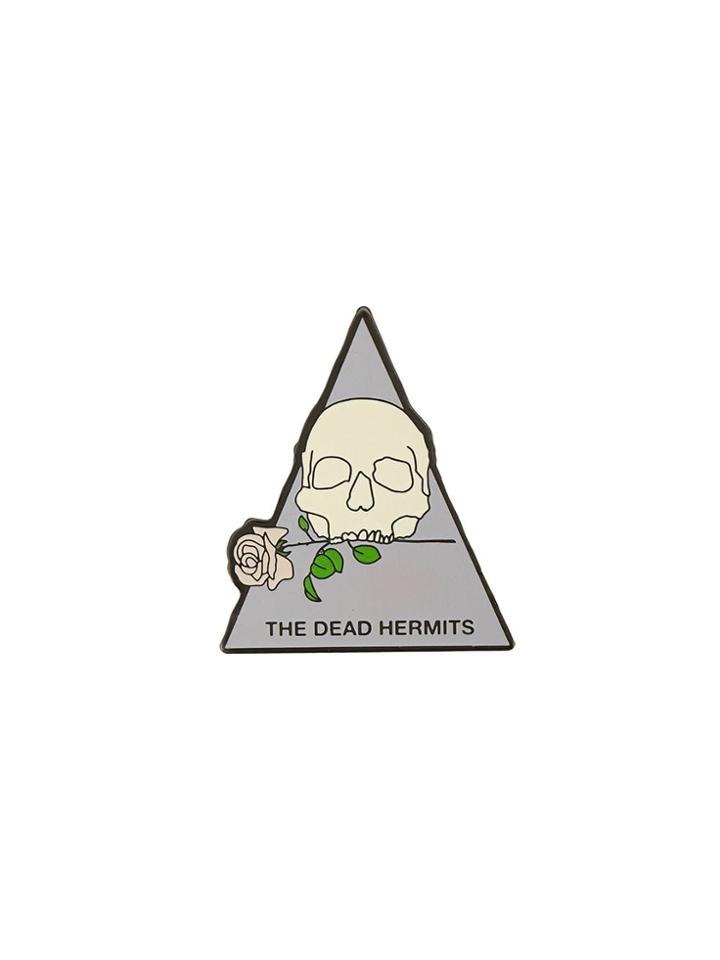 Undercover The Dead Hermits Pin - White