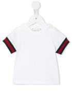 Gucci Kids Web T-shirt, Boy's, Size: 18-24 Mth, White