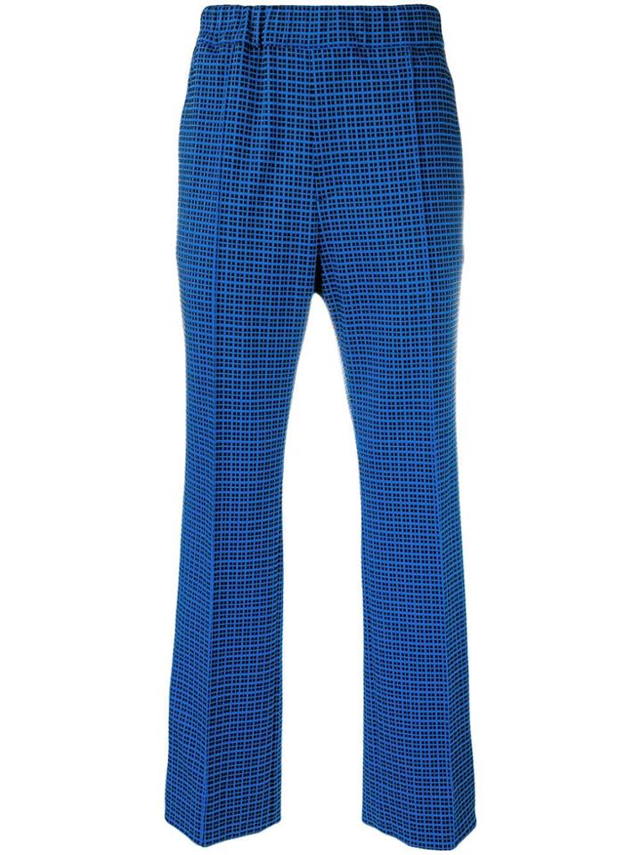Marni All-over Print Trousers - Blue