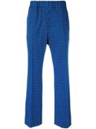 Marni All-over Print Trousers - Blue