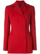 Proenza Schouler Double Breasted Blazer - Red