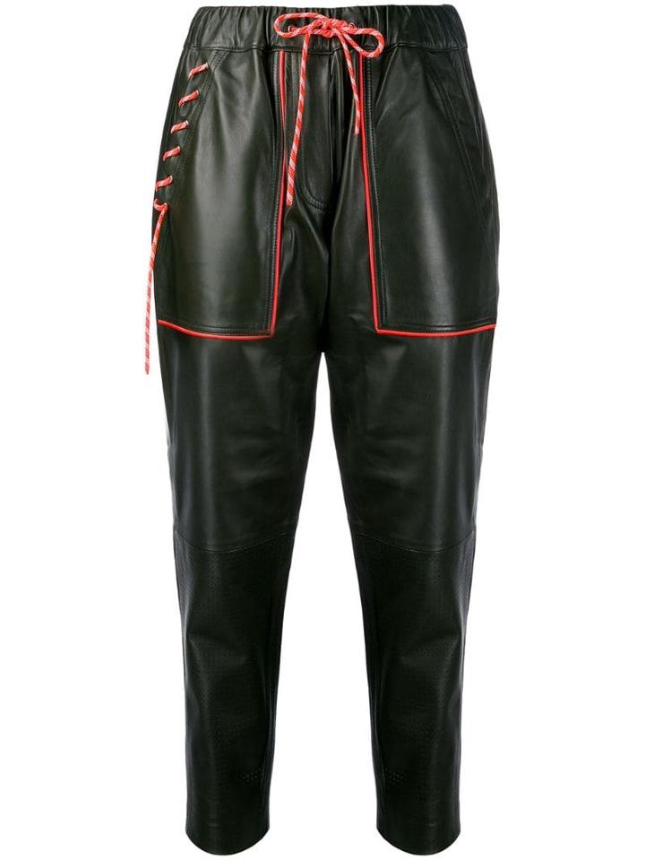 Mira Mikati Lace Up Trousers - Green