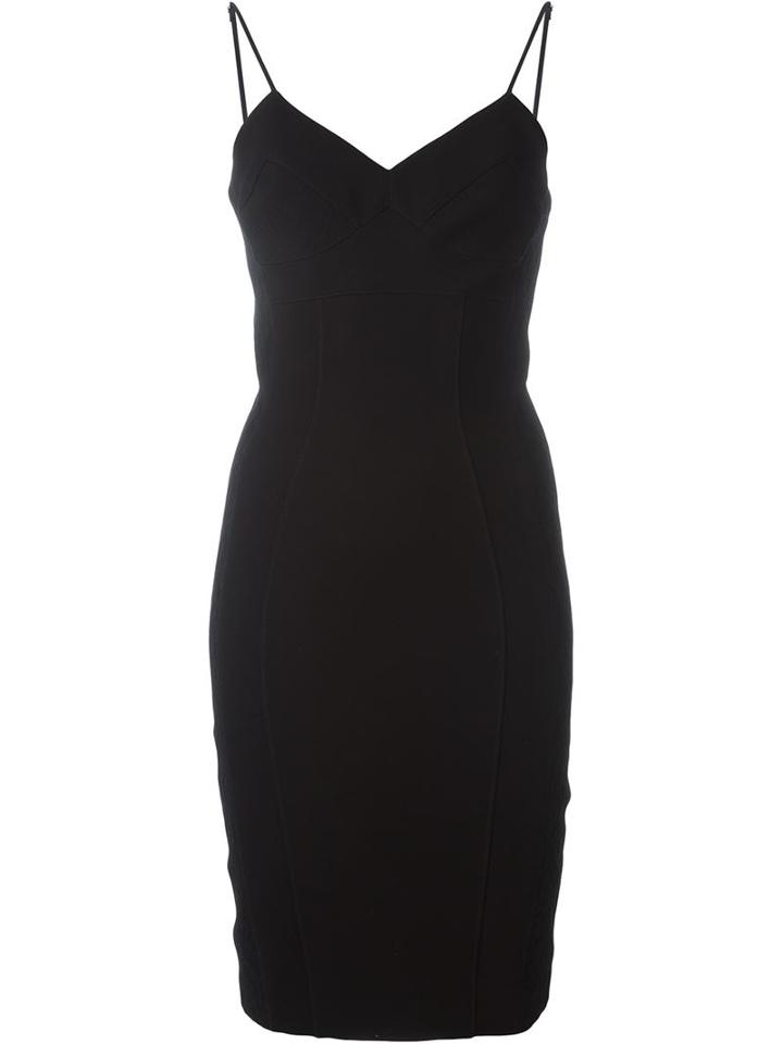 Faith Connexion Fitted Dress, Women's, Size: 40, Black, Triacetate/polyester/acetate