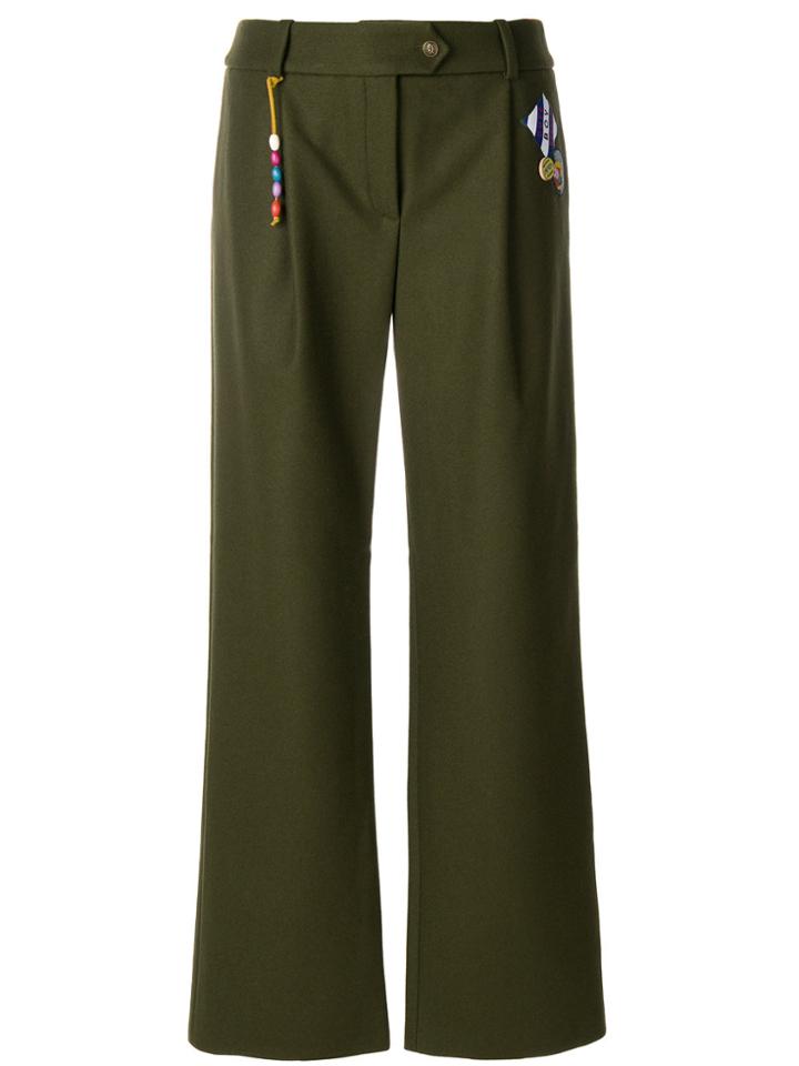 Mira Mikati Wide Leg Trousers - Green