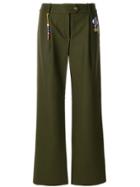 Mira Mikati Wide Leg Trousers - Green